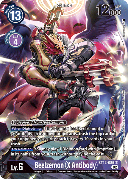 BT12-085 Beelzemon (X Antibody) Alt Art Single