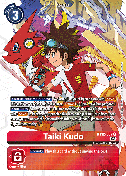 BT12-087 Taiki Kudo Alt Art Single