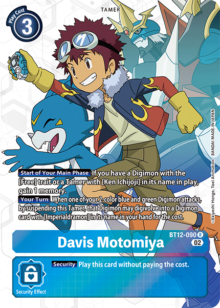 BT12-090 Davis Motomiya Alt Art Single