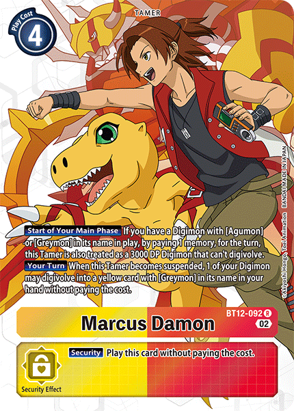 BT12-092 Marcus Damon Alt Art Single