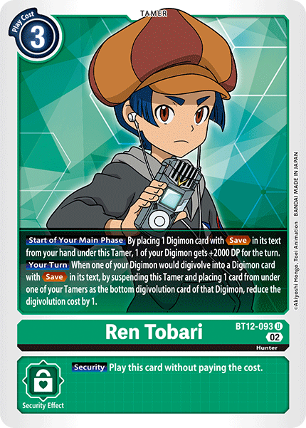 BT12-093 Ren Tobari Single