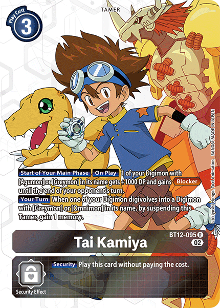 BT12-095 Tai Kamiya Alt Art Single