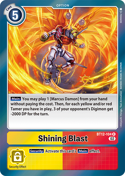 BT12-104 Shining Blast Single