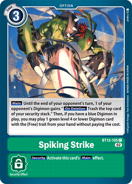 BT12-105 Spiking Strike Single