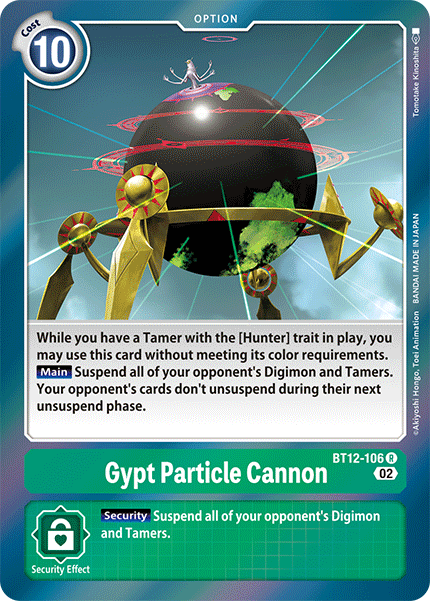 BT12-106 Gypt Particle Cannon Single