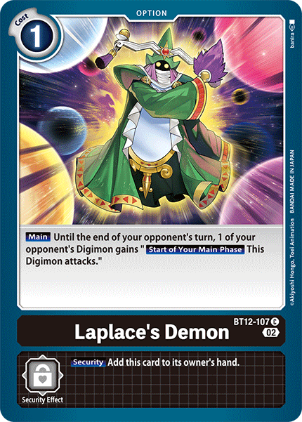 BT12-107 Laplace's Demon Single