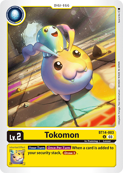 BT14-003 Tokomon Single