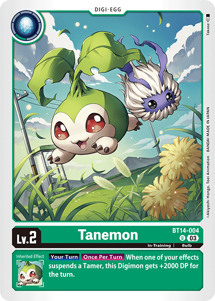 BT14-004 Tanemon Single