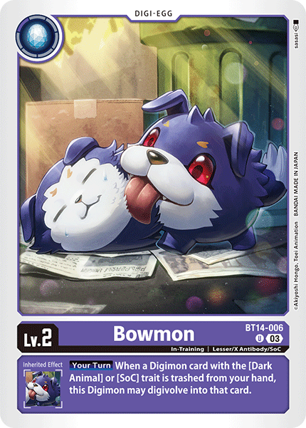 BT14-006 Bowmon Single