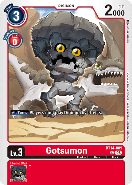 BT14-009 Gotsumon Single