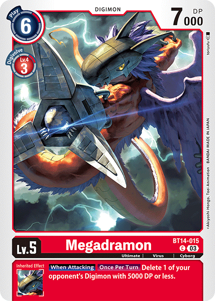 BT14-015 Megadramon Single