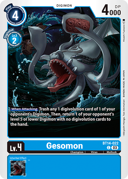 BT14-022 Gesomon Single