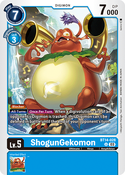 BT14-028 ShogunGekomon Single