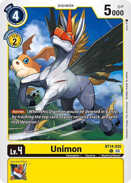 BT14-035 Unimon Single