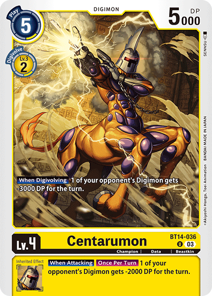 BT14-036 Centarumon Single