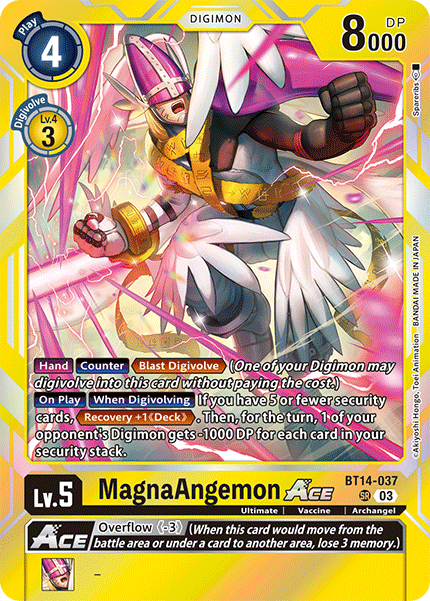 BT14-037 MagnaAngemon Ace Single