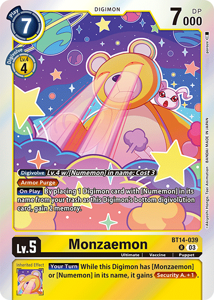 BT14-039 Monzaemon Single