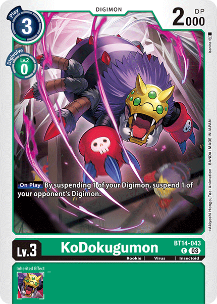 BT14-043 KoDokugumon Single