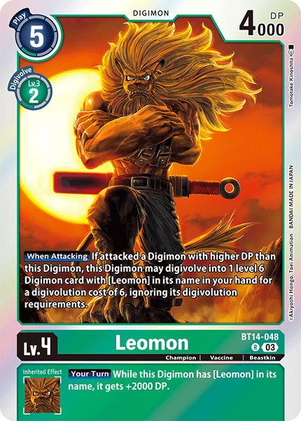 BT14-048 Leomon Single