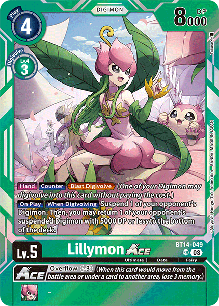 BT14-049 Lillymon Ace Single