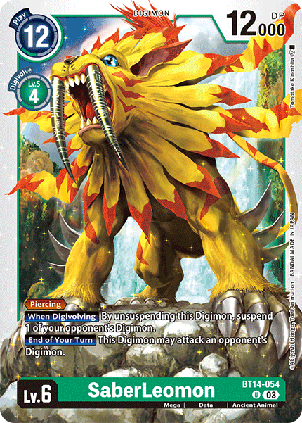 BT14-054 SaberLeomon Single