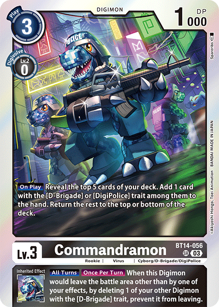 BT14-056 Commandramon Single