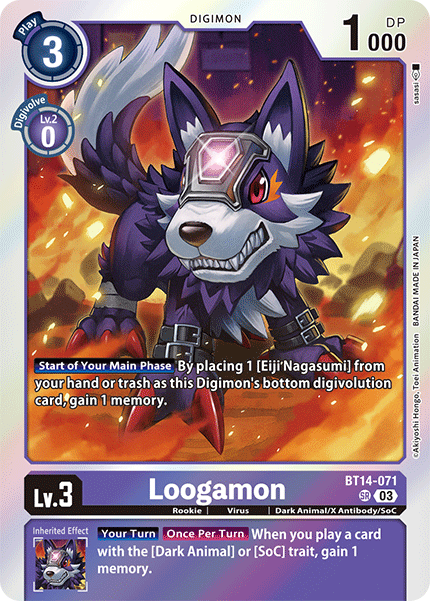 BT14-071 Loogamon Single