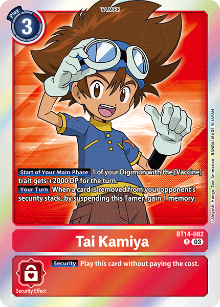 BT14-082 Tai Kamiya Single