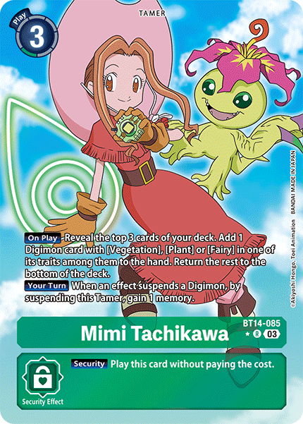 BT14-085 Mimi Tachikawa Alternate Art Single