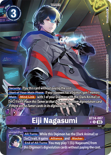 BT14-087 Eiji Nagasumi Alternate Art Single