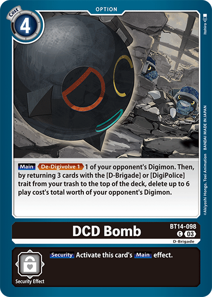 BT14-098 DCD Bomb Single