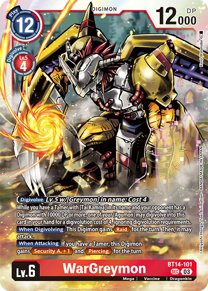 BT14-101 WarGreymon Single