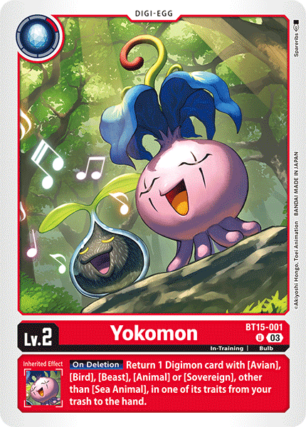 BT15-001 Yokomon Single