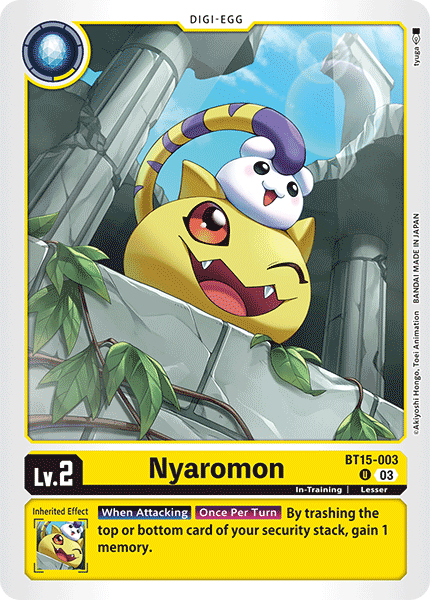 BT15-003 Nyaromon Single