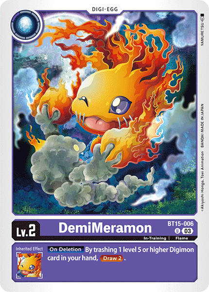 BT15-006 DemiMeramon Single