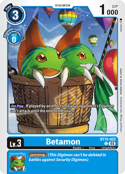 BT15-022 Betamon Single