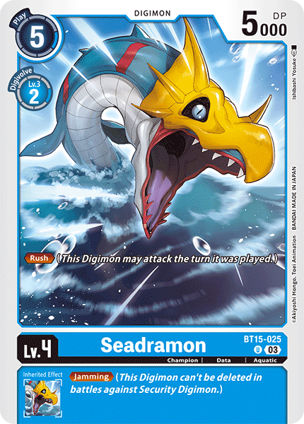 BT15-025 Seadramon Single