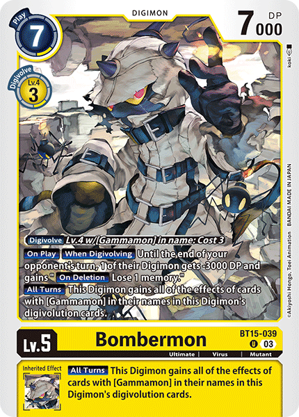 BT15-039 Bombermon Single