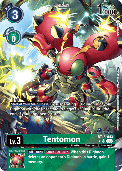 BT15-043 Tentomon Alt Art Single