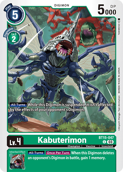 BT15-047 Kabuterimon Single