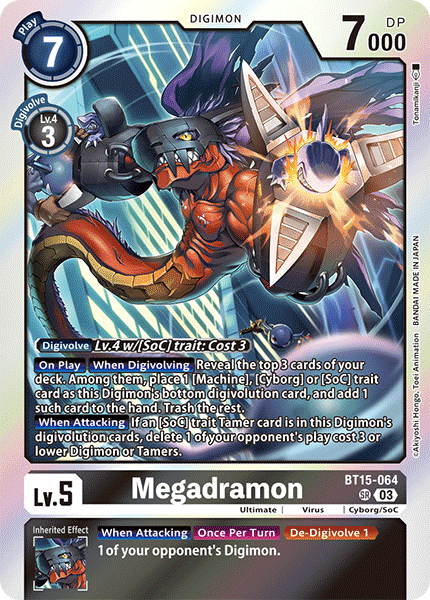 BT15-064 Megadramon Single