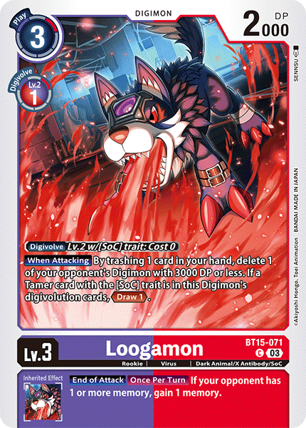 BT15-071 Loogamon Single