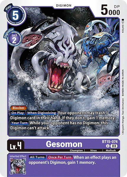 BT15-074 Gesomon Single