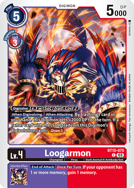 BT15-075 Loogarmon Single