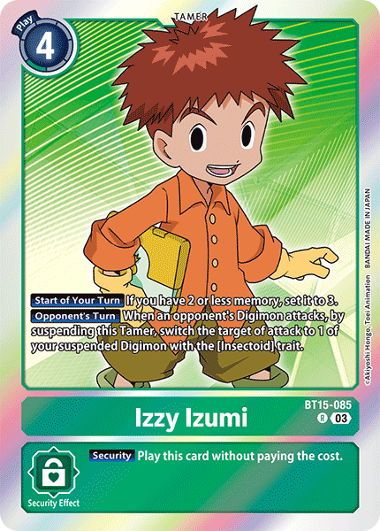 BT15-085 Izzy Izumi Single