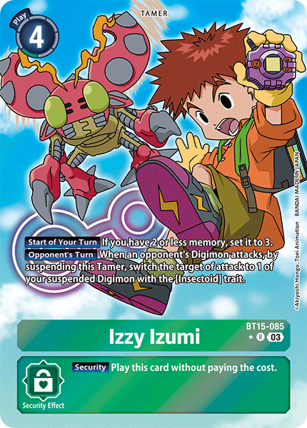 BT15-085 Izzy Izumi Alt Art Single