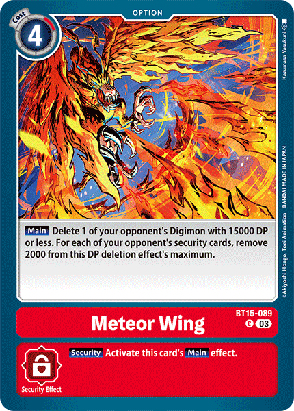 BT15-089 Meteor Wing Single