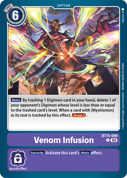 BT15-099 Venom Infusion Single