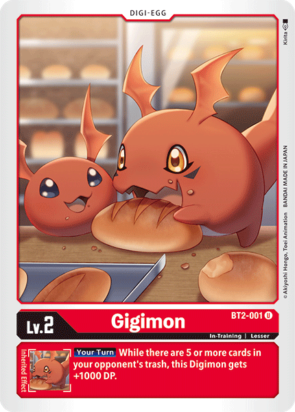 BT2-001 Gigimon Single