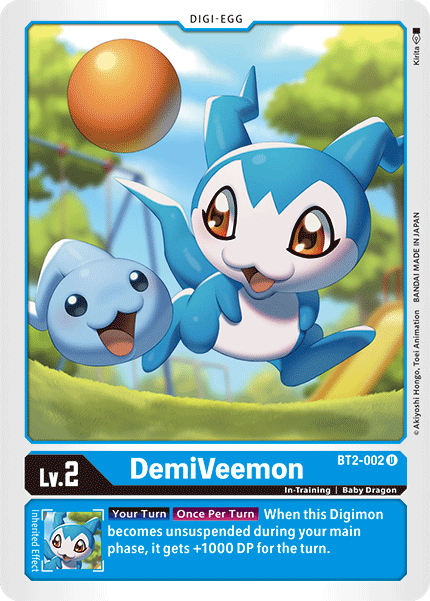 BT2-002 DemiVeemon Single